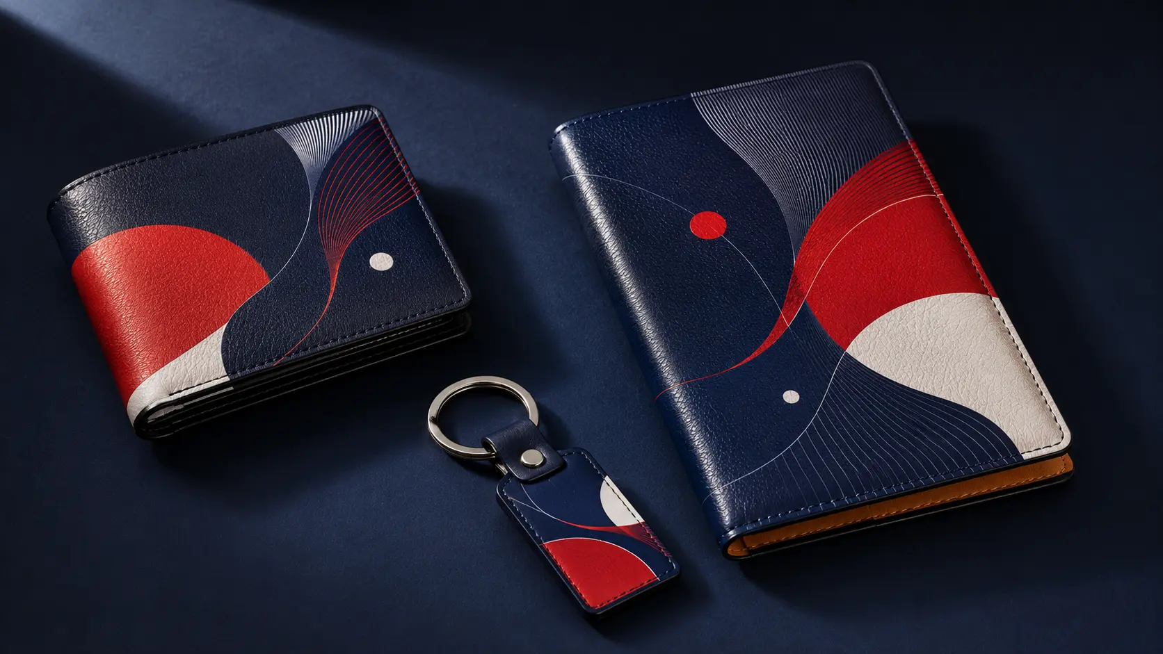 Accesorii din piele personalizate cu print UV